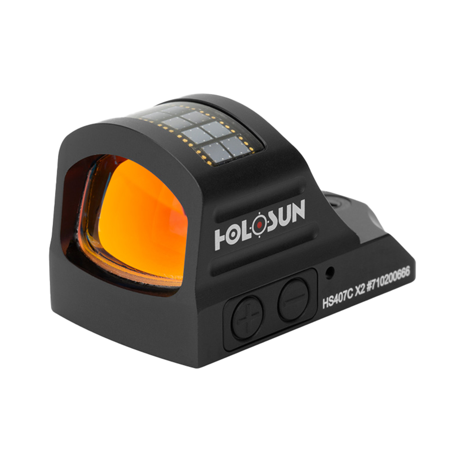 Product Image of Holosun 407C X2 - 2 MOA Red Dot Solar Powered Reflex Sight