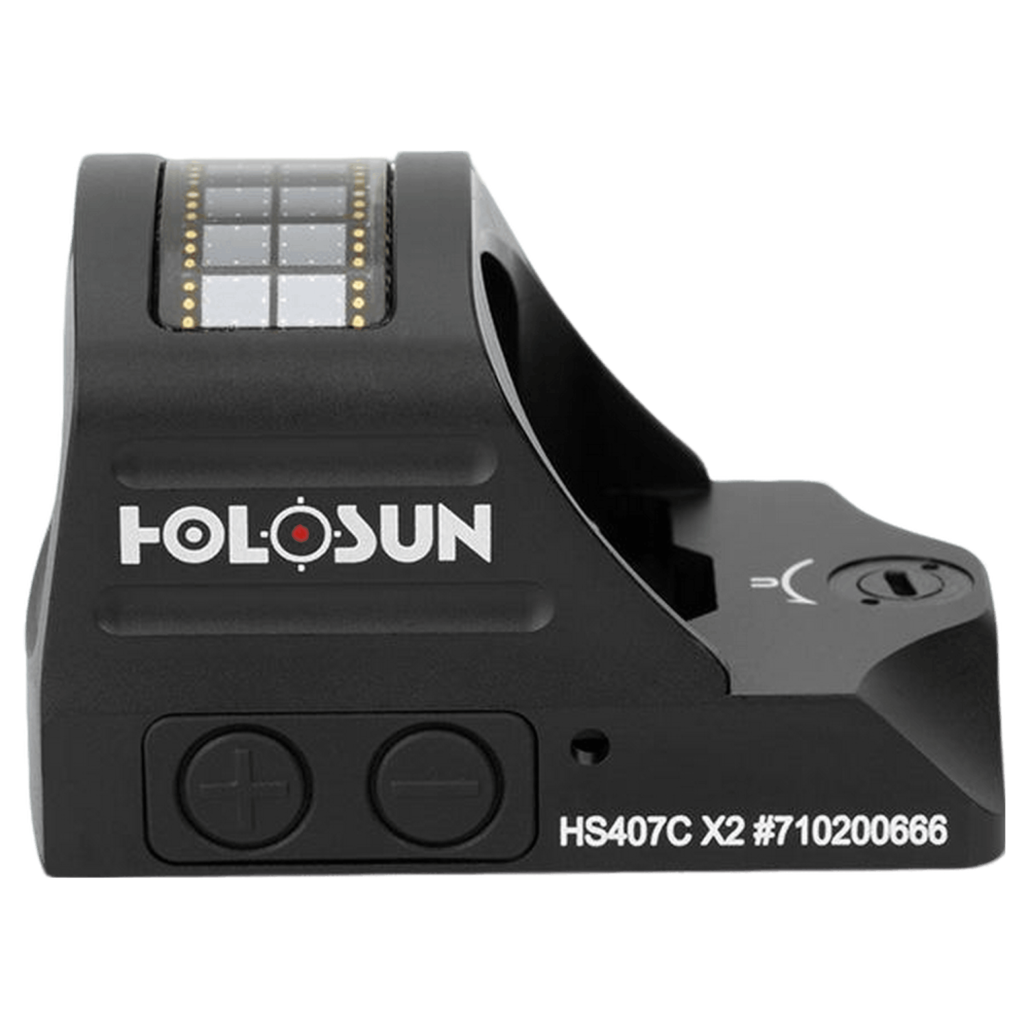 Image of Holosun 407C X2 - 2 MOA Red Dot Solar Powered Reflex Sight