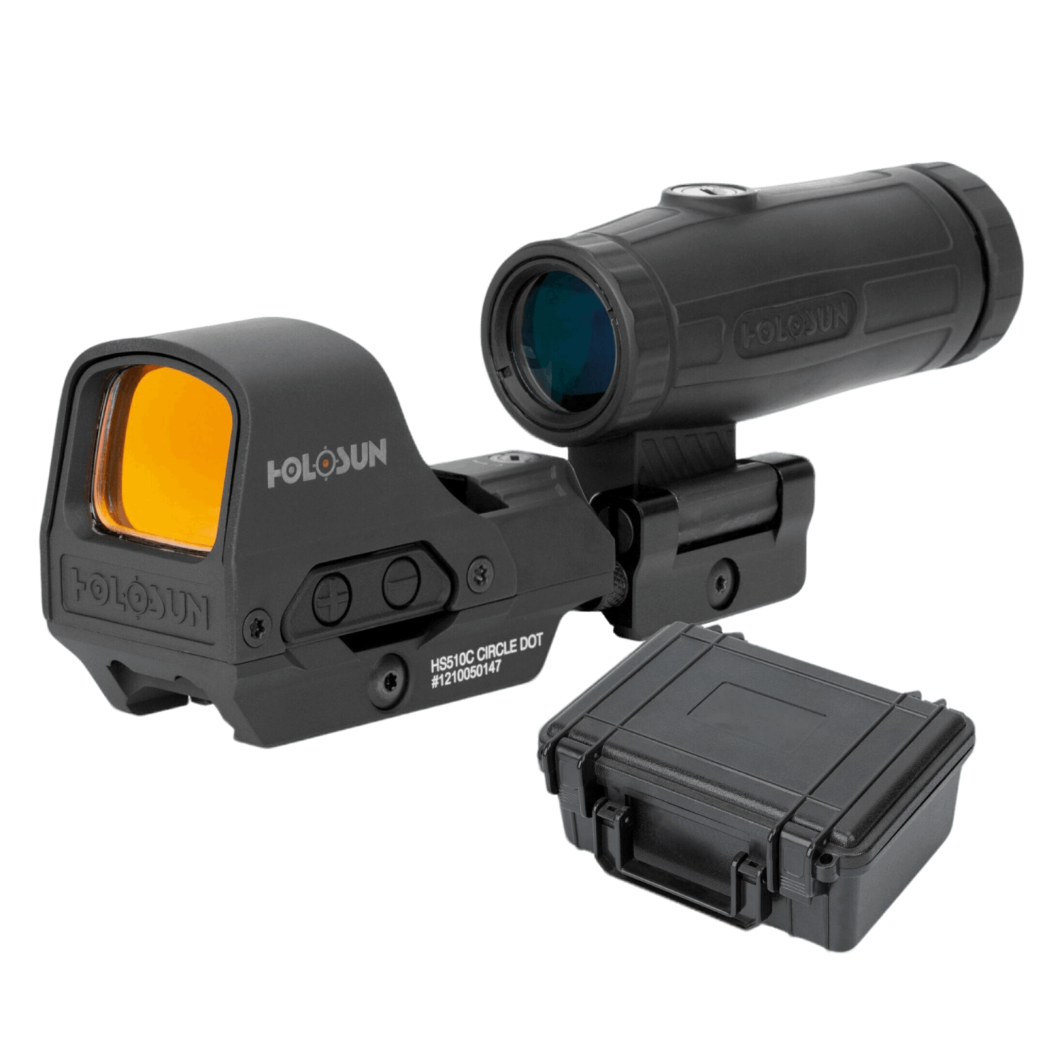 Product Image of Holosun Set HS510C Red Dot & HM3X Magnifier & Hardcase