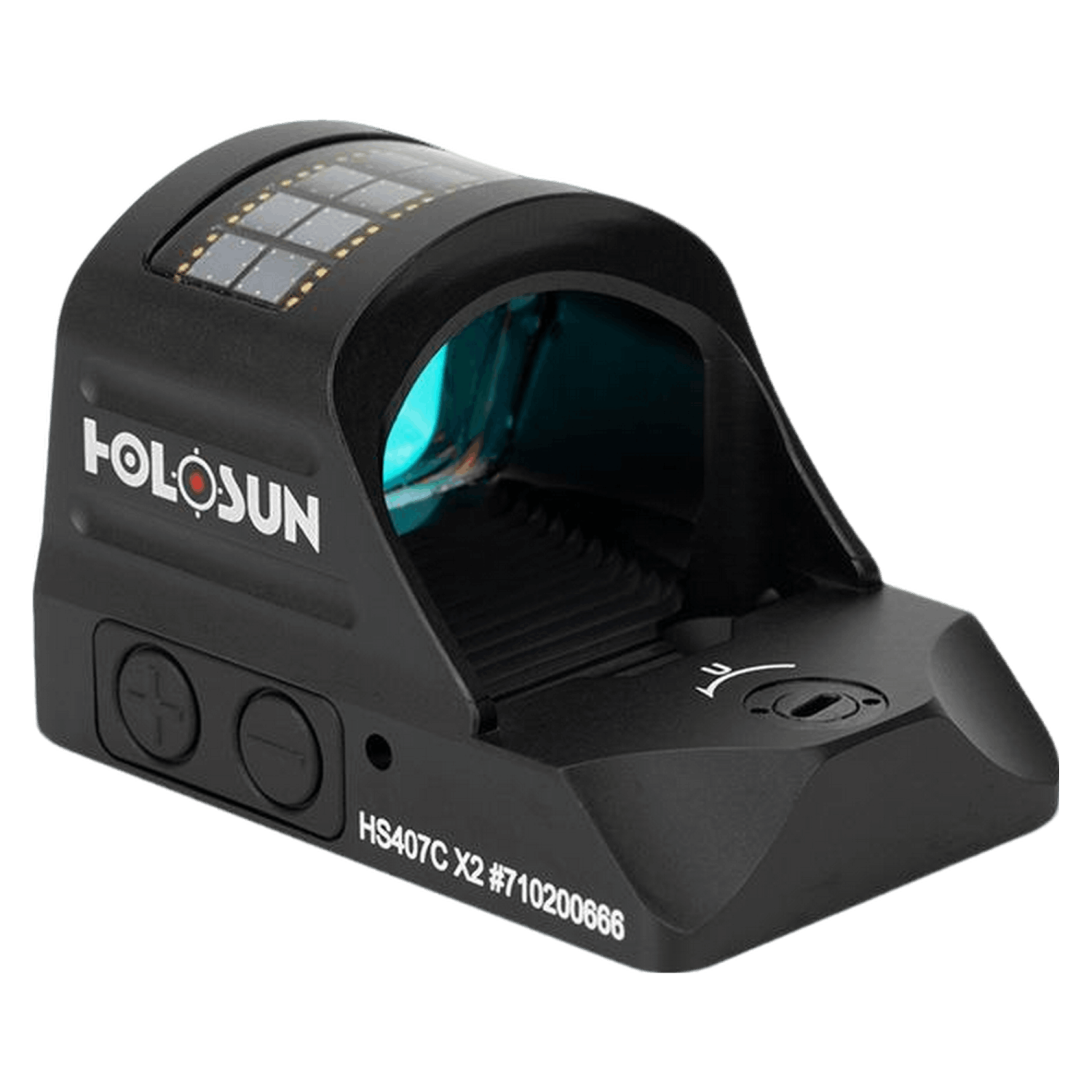 Image of Holosun 407C X2 - 2 MOA Red Dot Solar Powered Reflex Sight